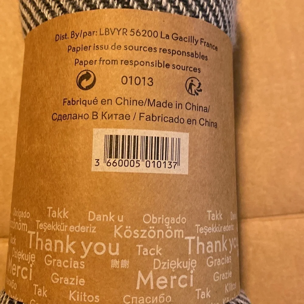 La Gacilly France scarf (100% Acrylic) feels like Cashmere. A101